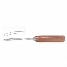 FiberGrip™ Lexer Bone Gouge Curved Stainless Steel, 25 cm - 9 3/4" Blade Width 15 mm